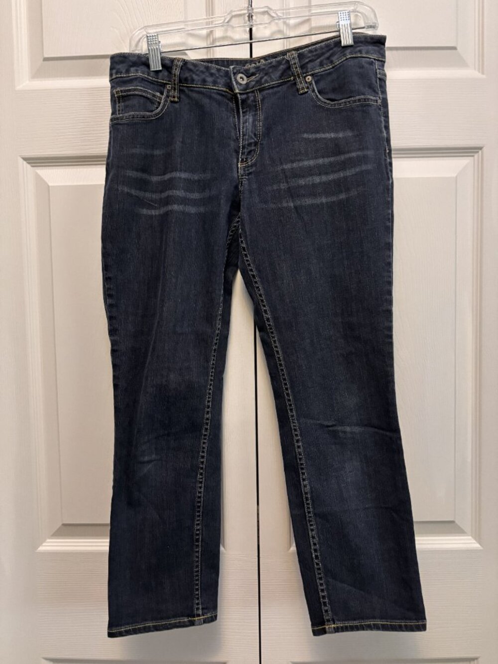 Arizona Dark Wash Cropped Jeans Size 11 Capri Denim Pants